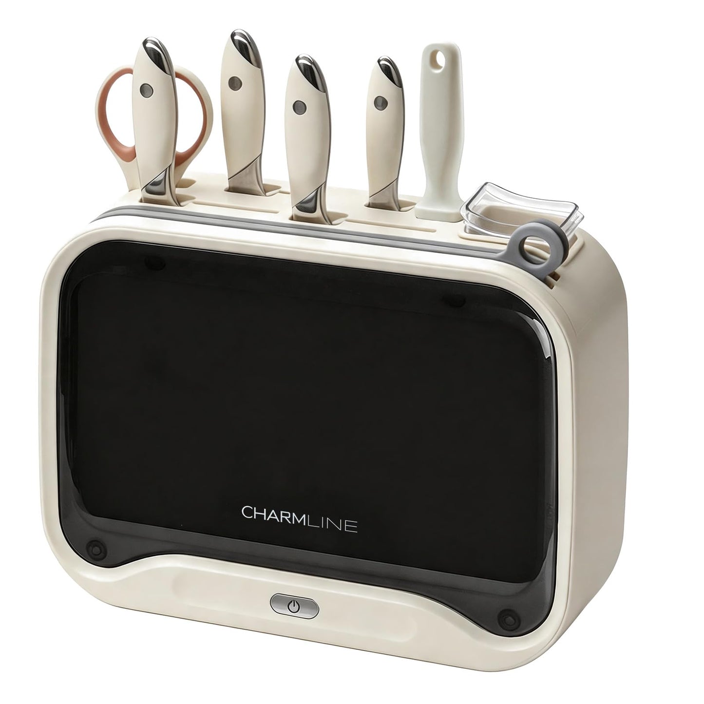 Smart Cutting Board and Knife Set with Holder
