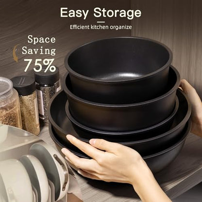 21-Piece Ceramic Non Stick Cookware Set