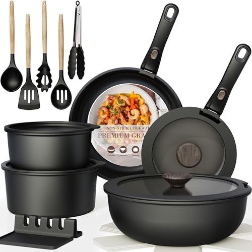 21-Piece Ceramic Non Stick Cookware Set