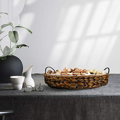 7-Piece Porcelain Serving Tray Set with Bowls