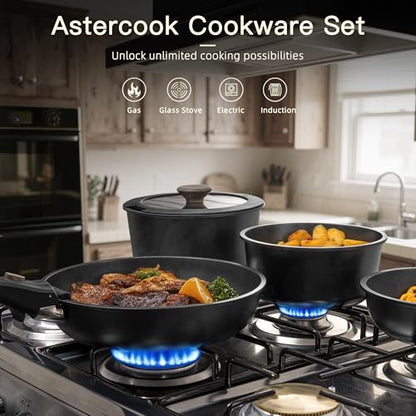 21-Piece Ceramic Non Stick Cookware Set