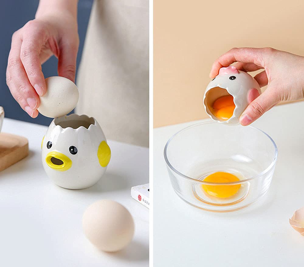 Ceramic Egg Separator Kitchen Gadget Tool