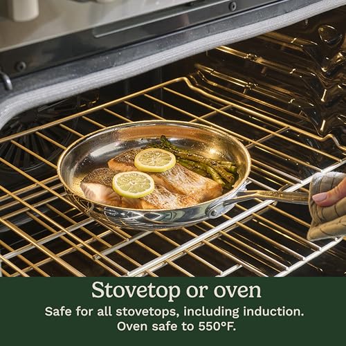 11-Piece Stainless Steel Cookware Set with Lids