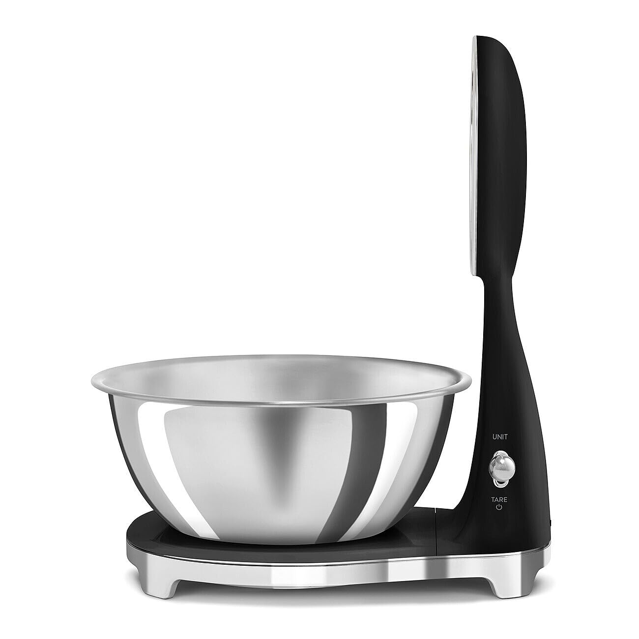Retro Digital Kitchen Scale with Stainless Steel Bowl