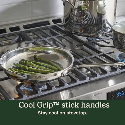 11-Piece Stainless Steel Cookware Set with Lids