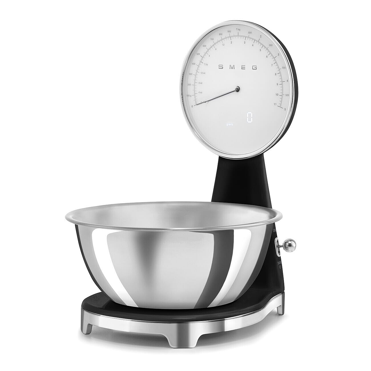 Retro Digital Kitchen Scale with Stainless Steel Bowl