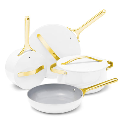 Ceramic Nonstick Cookware Set with Lids