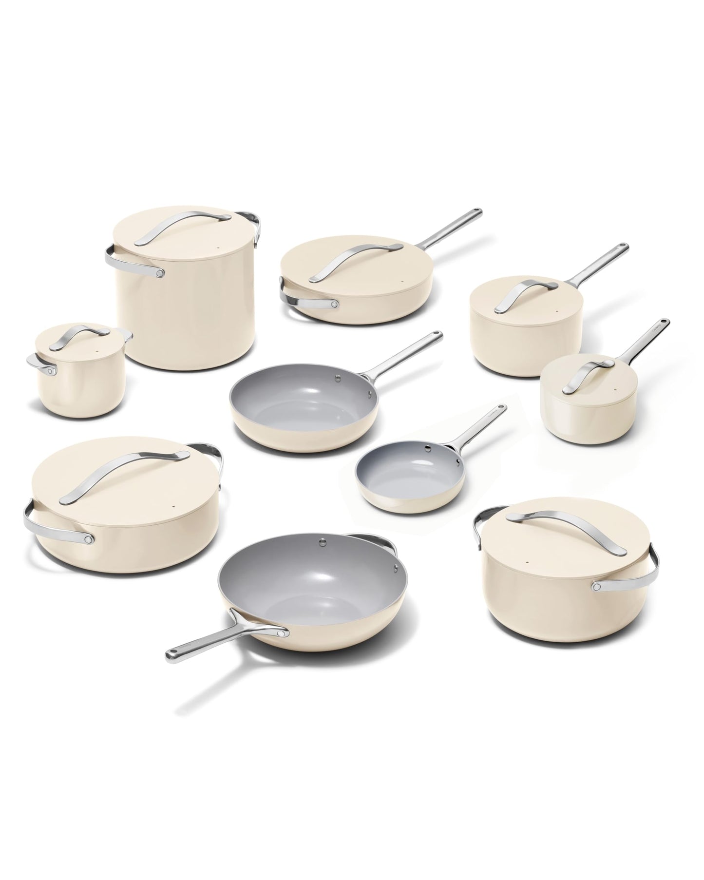 Ceramic Nonstick Cookware Set with Lids