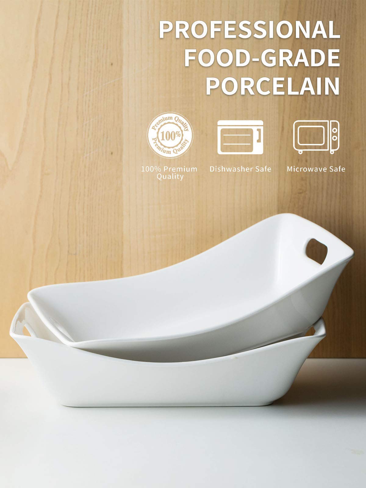2-Tier Ceramic Chip and Dip Serving Set