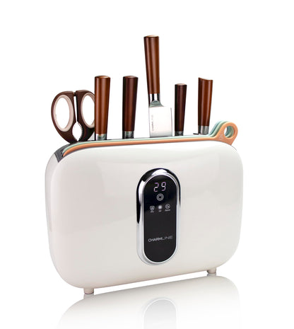 Smart Cutting Board and Knife Set with Holder