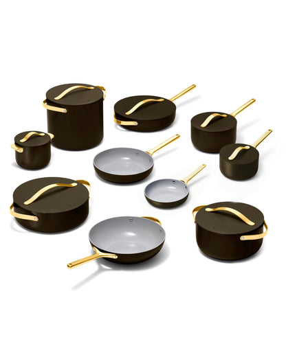 Ceramic Nonstick Cookware Set with Lids