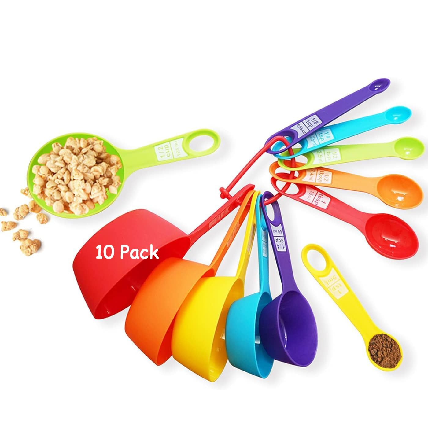 12-Piece Measuring Cups and Spoons Set