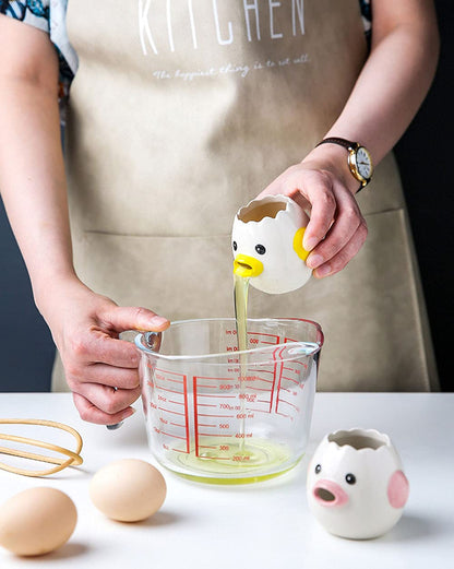 Ceramic Egg Separator Kitchen Gadget Tool