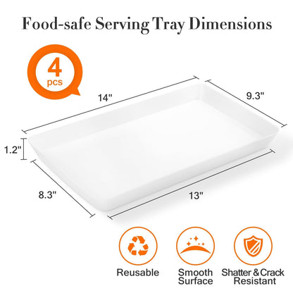 Serving Tray Platter for Snacks and Desserts