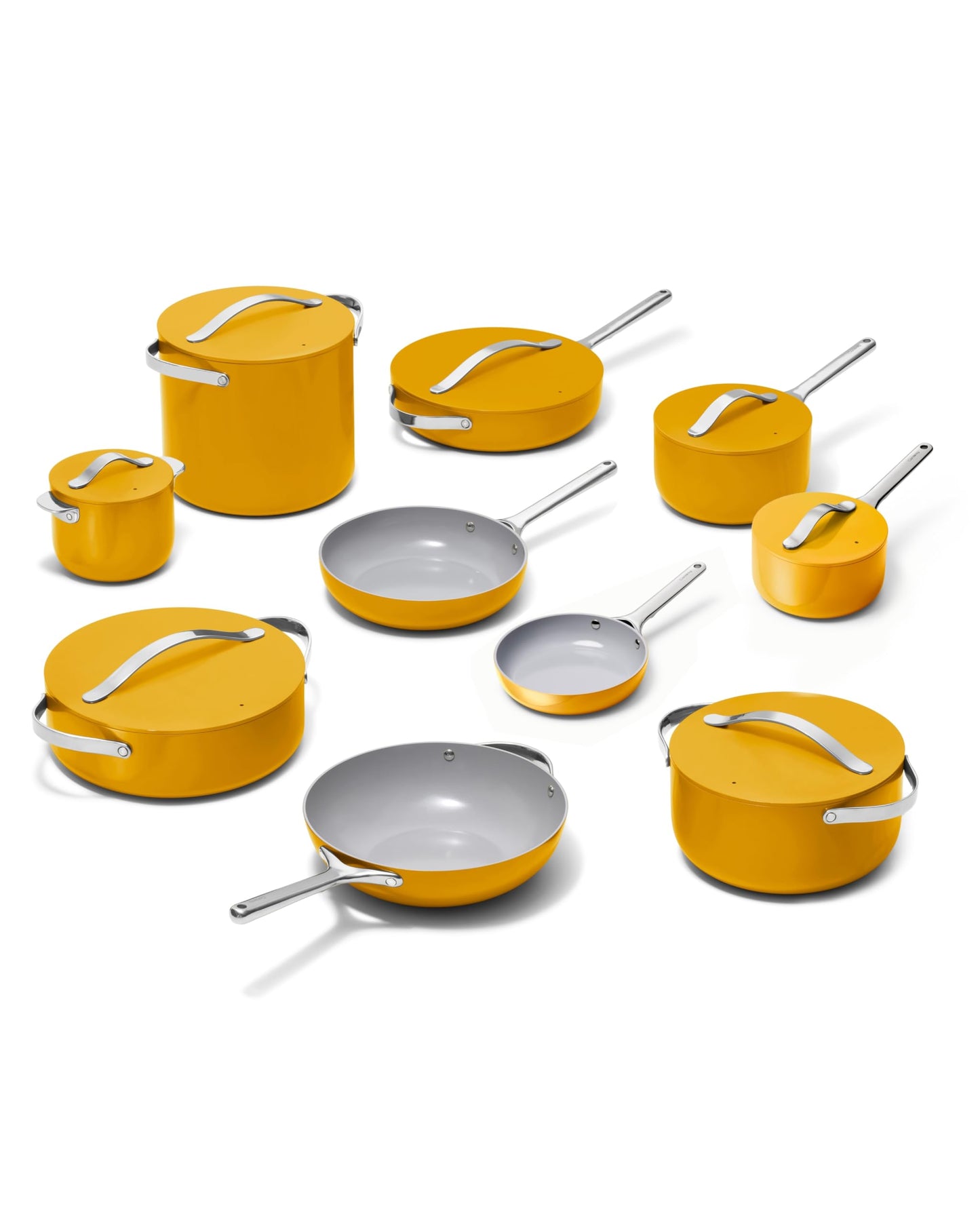 Ceramic Nonstick Cookware Set with Lids