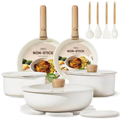 Ceramic Non Stick Cookware Set with Handles