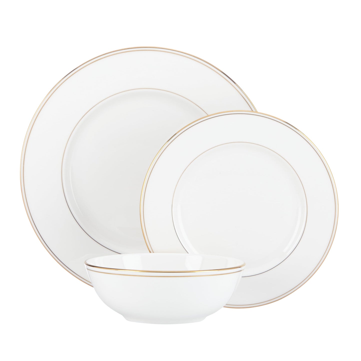 Gold Accent Plates Set of 4