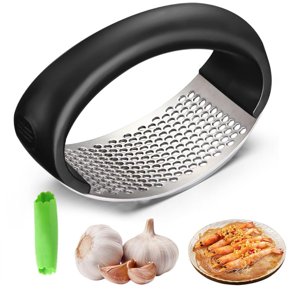 Stainless Steel Garlic Press for Kitchen