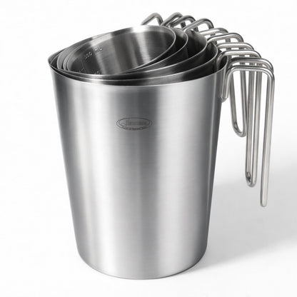 Stainless Steel Measuring Cup with Marked Scales