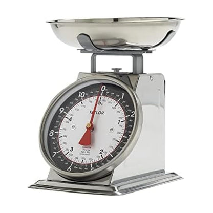 Taylor Mechanical Kitchen Weighing Food Scale with Bowl