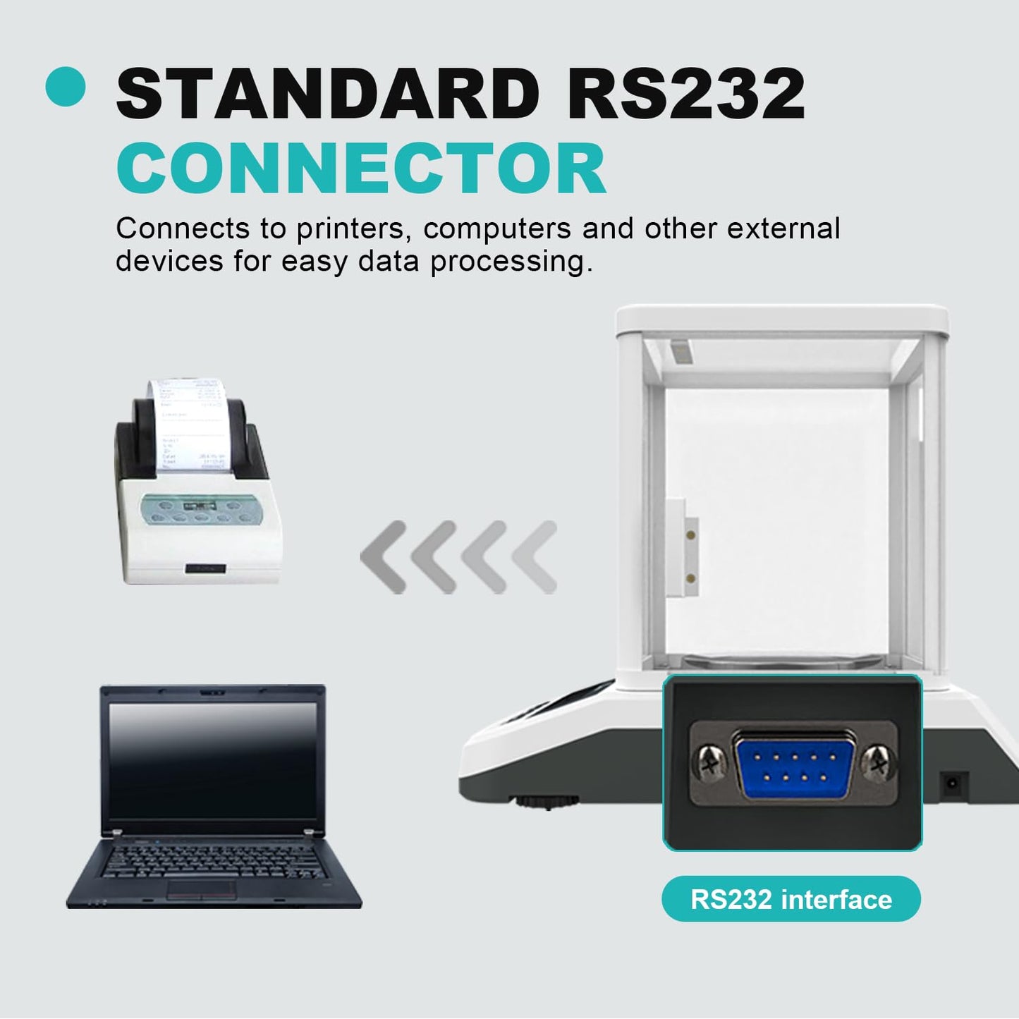 High Precision 1mg Digital Analytical Balance Scale