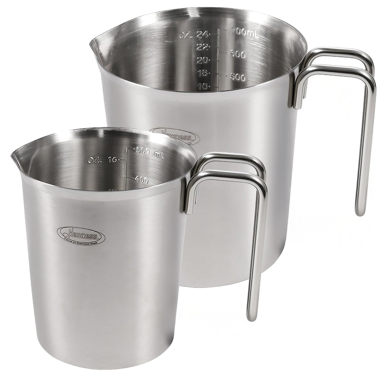 Stainless Steel Measuring Cup with Marked Scales