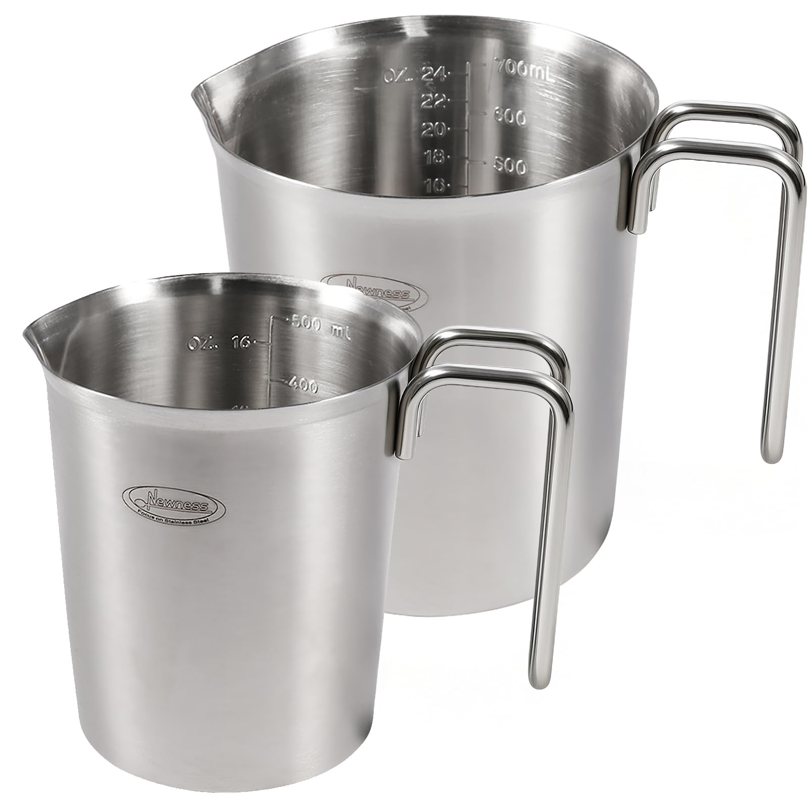 Stainless Steel Measuring Cup with Marked Scales
