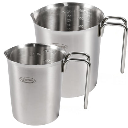 Stainless Steel Measuring Cup with Marked Scales