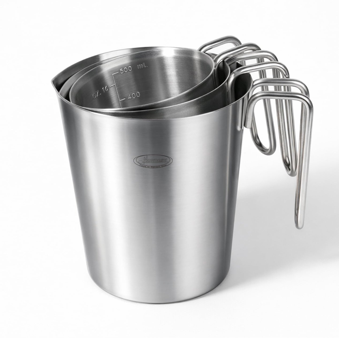 Stainless Steel Measuring Cup with Marked Scales