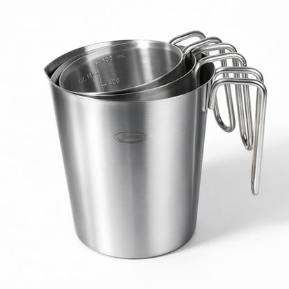 Stainless Steel Measuring Cup with Marked Scales