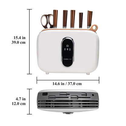 Smart Cutting Board and Knife Set with Holder