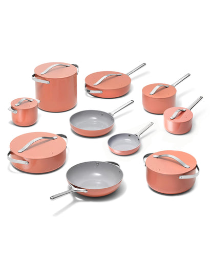 Ceramic Nonstick Cookware Set with Lids
