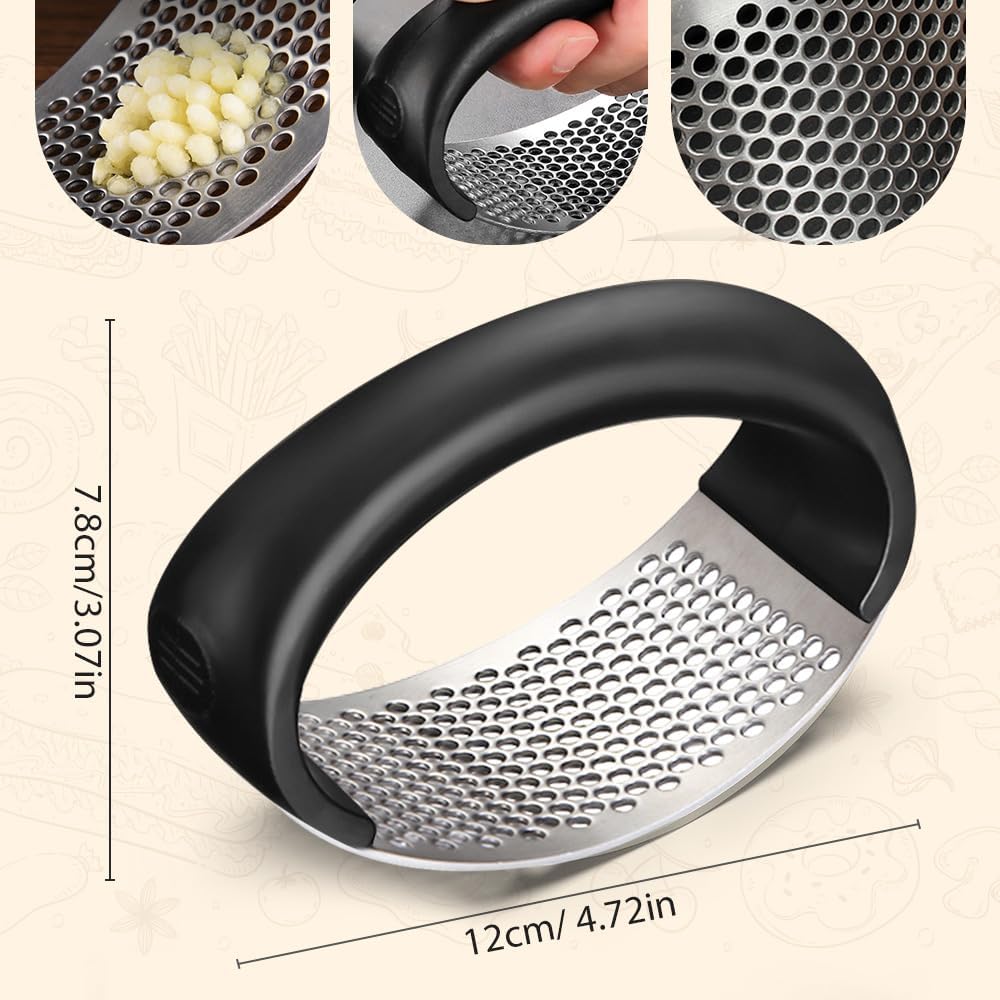 Stainless Steel Garlic Press for Kitchen