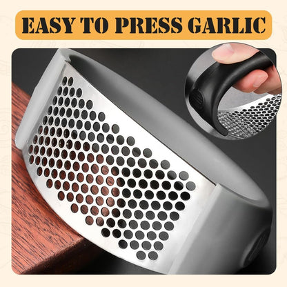 Stainless Steel Garlic Press for Kitchen