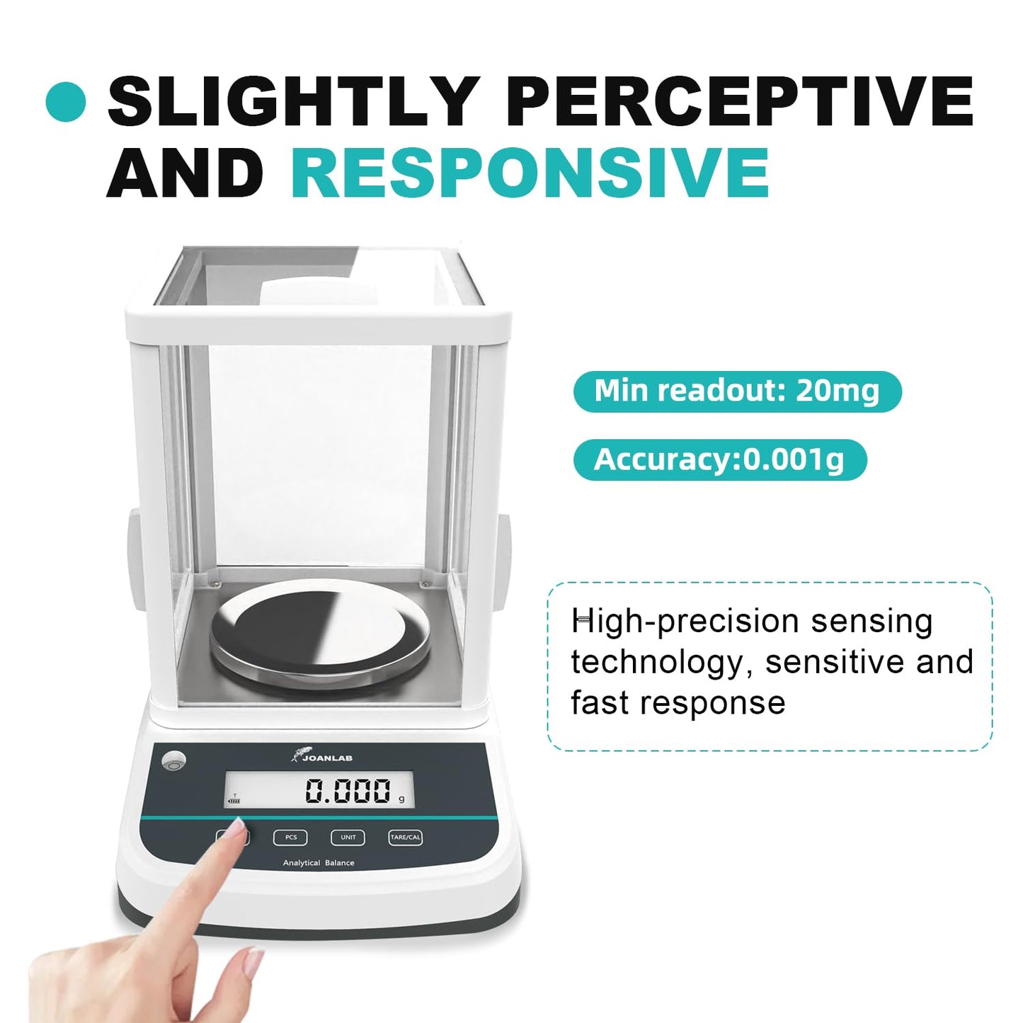 High Precision 1mg Digital Analytical Balance Scale