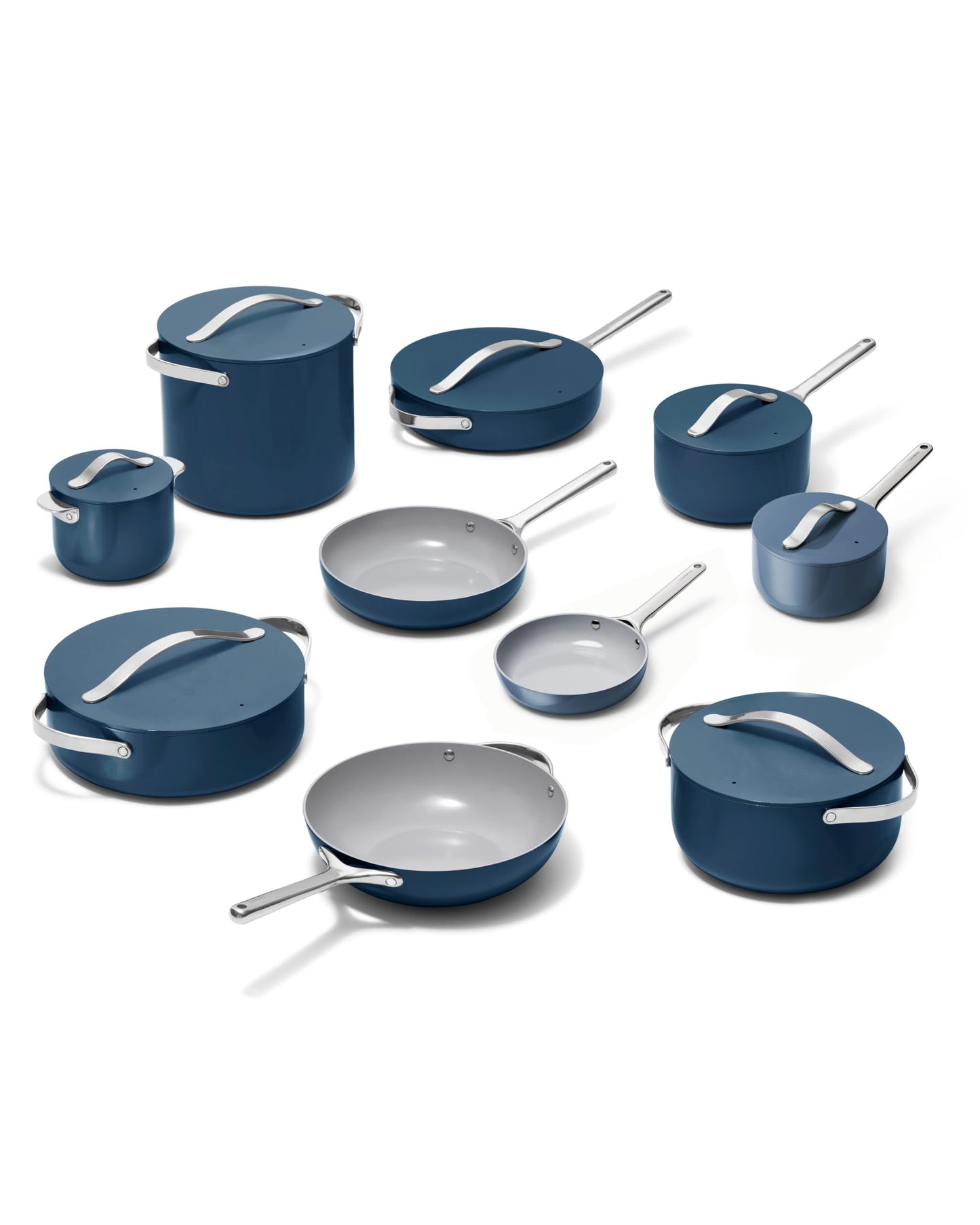 Ceramic Nonstick Cookware Set with Lids