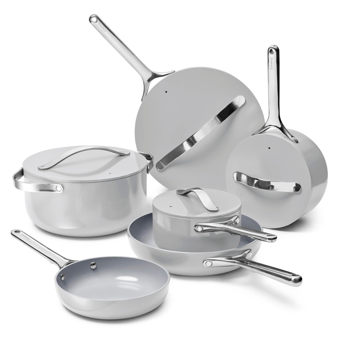 Ceramic Nonstick Cookware Set with Lids