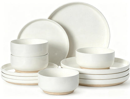 Plates and Bowls Sets, Scratch Resistant Dinnerware Sets