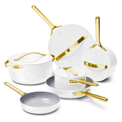 Ceramic Nonstick Cookware Set with Lids