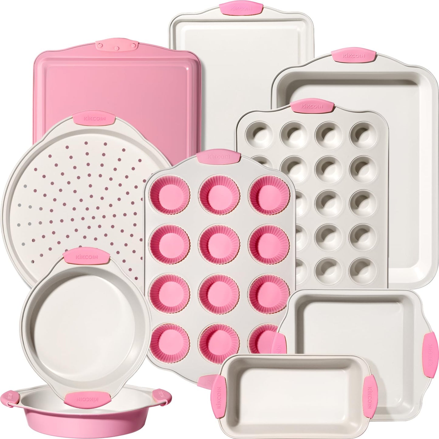 22-Piece Nonstick Bakeware Set with Handles