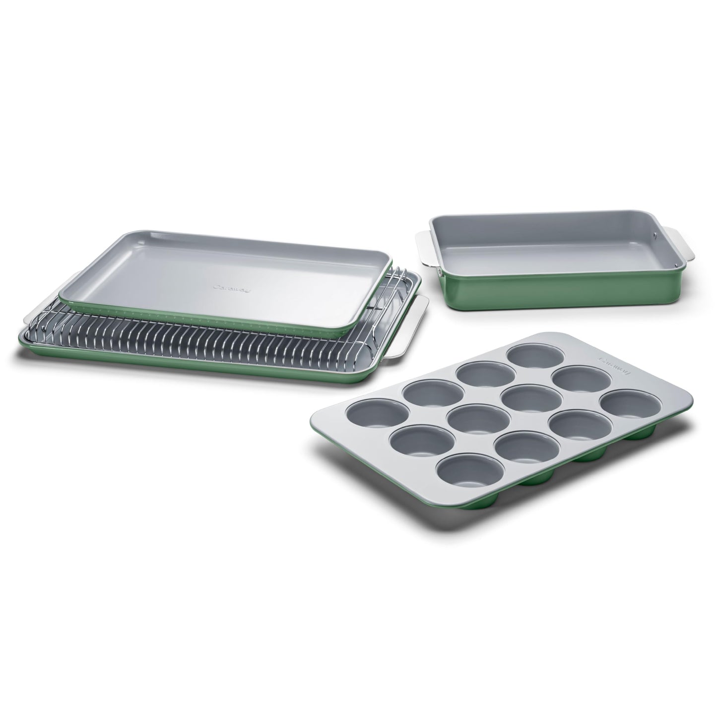 Ceramic Nonstick Bakeware Set with Storage