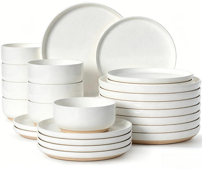 Plates and Bowls Sets, Scratch Resistant Dinnerware Sets