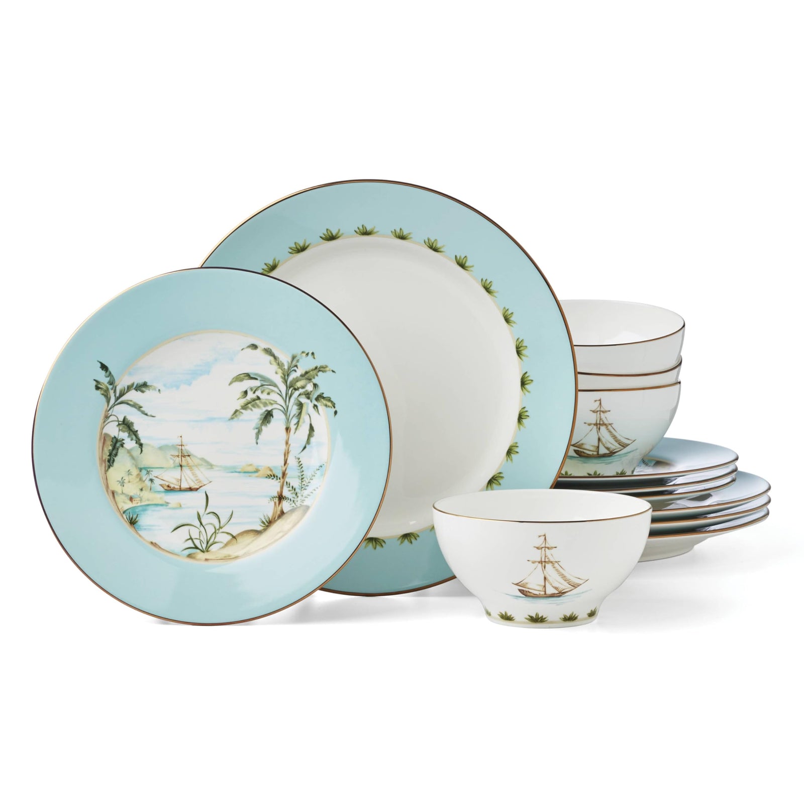 12-Piece Porcelain Dinnerware Set