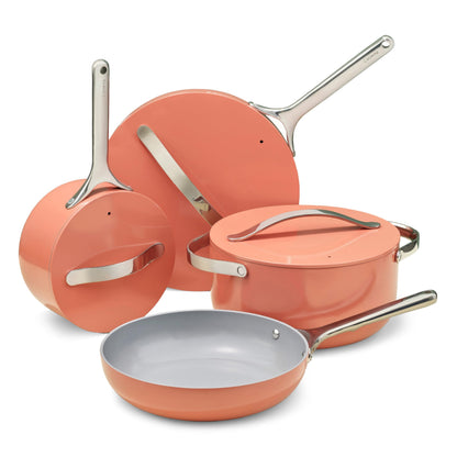 Ceramic Nonstick Cookware Set with Lids