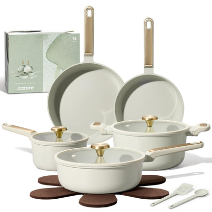 CAROTE Nonstick Pots and Pans Cookware Set Nonstick