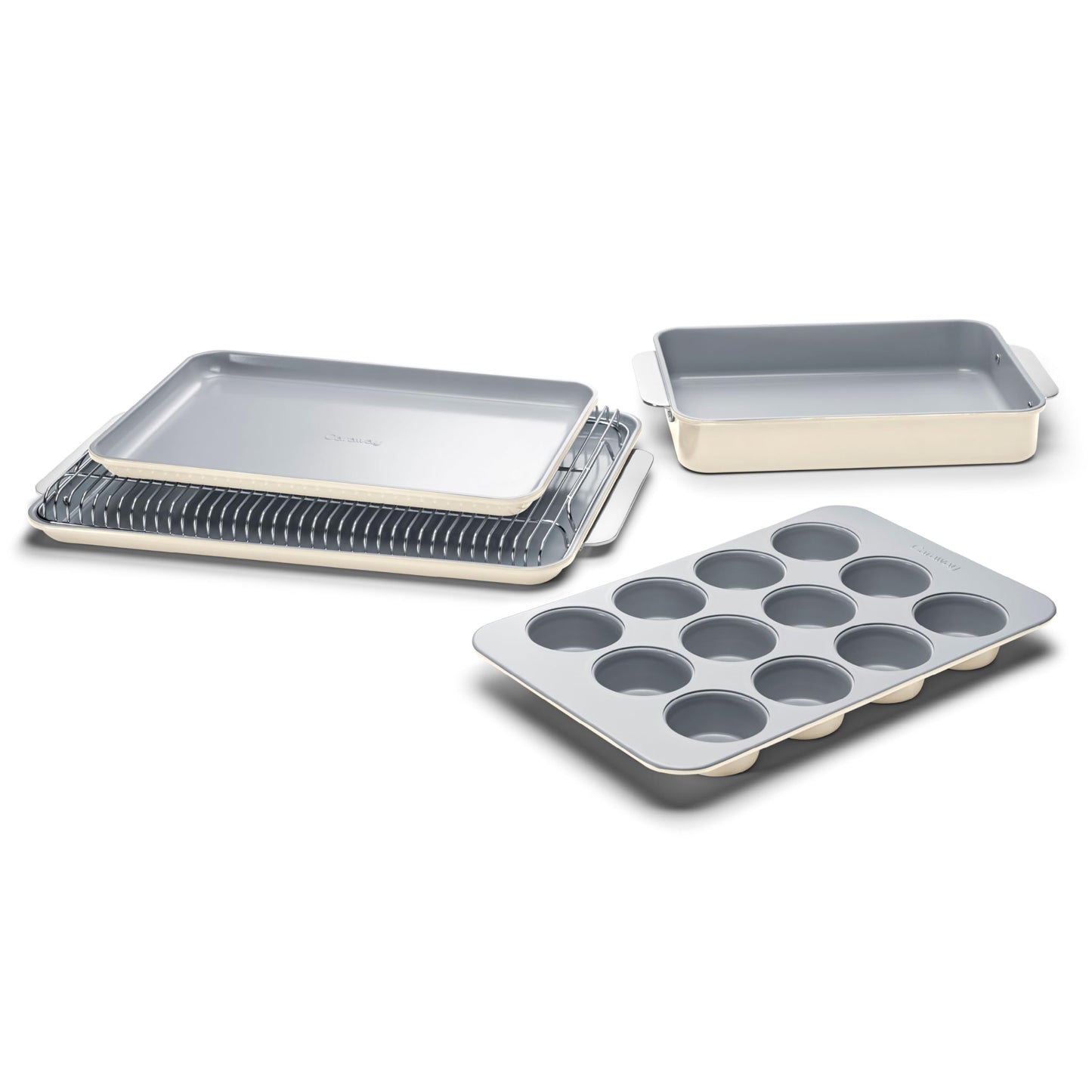 Ceramic Nonstick Bakeware Set with Storage