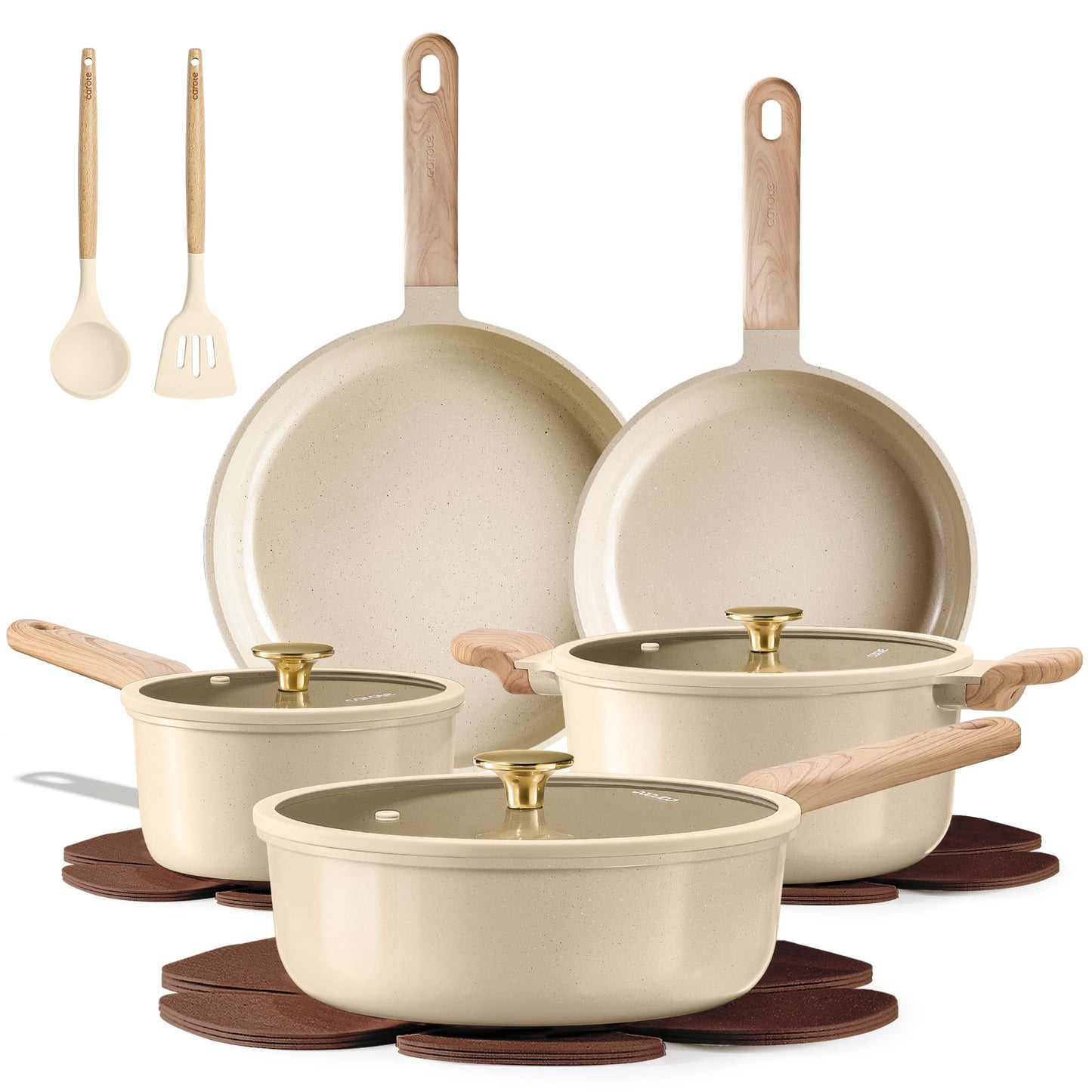 CAROTE Nonstick Pots and Pans Cookware Set Nonstick