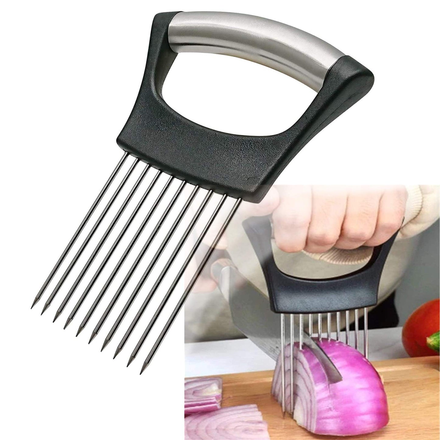 Stainless Steel Onion Slicer Holder
