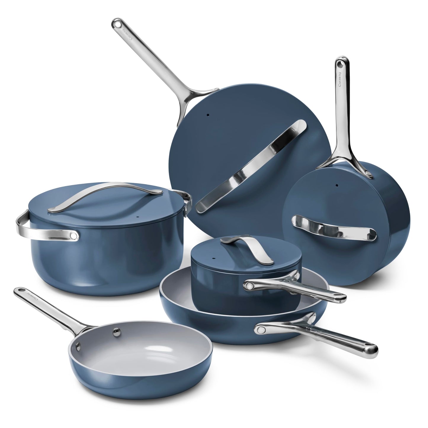 Ceramic Nonstick Cookware Set with Lids