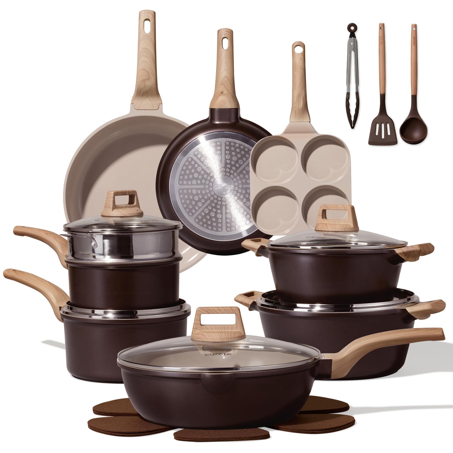 Non Stick Pots and Pans Cookware Set